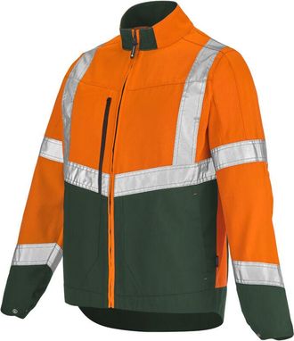 Lafont Chaqueta Lutea Pi Naranja Fluorescente / Verde Oscuro M