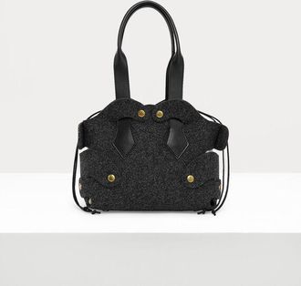 Vivienne Westwood Wilma Small Tote Felt Grey