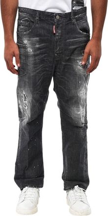 Dsquared2 Black Loose Low Rise Jeans