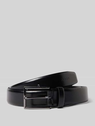 Joop Ledergürtel mit Label-Prägung in Black, Größe 100