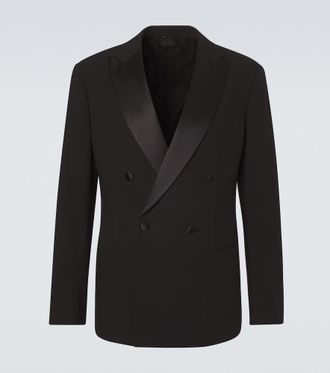 Giorgio Armani Virgin wool tuxedo blazer