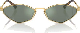 Miu Miu unisex, Accessoires, Geel, Maat: 56 MM Polyamide