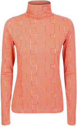 Xacus Dames, Tops, Oranje, Maat: XS Polyamide