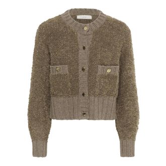 Inwear Cardigans, female, Gray, Size: 2XS Classic Cardigan in Sandy Grey Melange