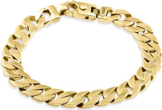 Pompeii3 Mens Curb 14k Gold (49gram) or Platinum (79gram) 10mm Link Bracelet 8.5