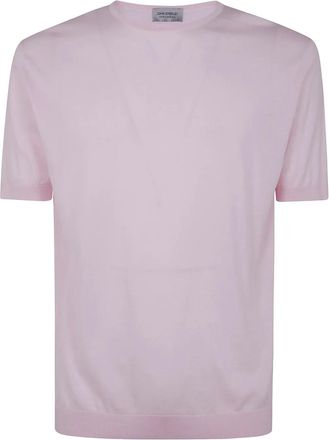 John Smedley T-shirt rosa chiaro