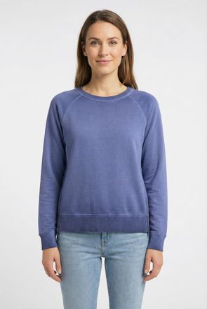 Lieblingsst&uuml;ck Sweatshirt LIEBLINGSST&Uuml;CK NavyEP, Damen, Gr. XXL, jeans, Sweatware, Obermaterial: 100% Baumwolle, clean, unifarben, normal, Rundhals, Raglan&auml;rmel Ripp
