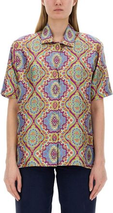Etro Multicolor Regular Printed Shirt