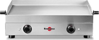 Krampouz Plancha El&eacute;ctrica De 3200 W Con Placa De Acero Inoxidable De 64 X 33 Cm - Pfsv2aa-kr - Krampouz