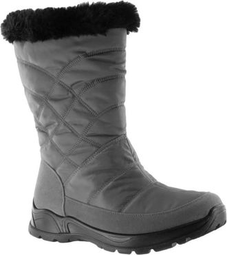 Easy Street Womens Easy Street Cuddle 31-1067 Gray Waterproof Winter Boots HAWK777
