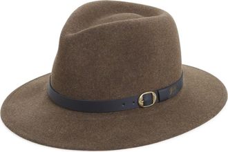 Bailey Briar Wool Fedora in Woodland Mix at Nordstrom, Size X-Large