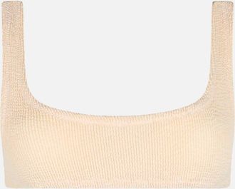 MC2 Saint Barth Woman Beige Classic Crinkle Bralette Naima