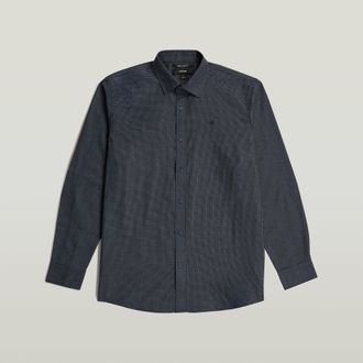 G-Star Clean Regular Branded Shirt - Donkerblauw - Heren