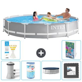 Intex Piscina Prism Frame Redonda - 366x76 Cm - 7-piezas S215