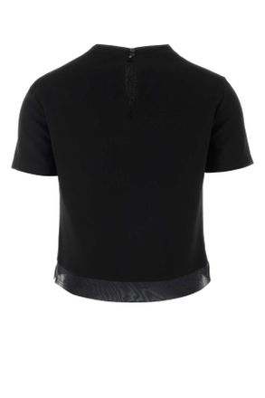 Jil Sander Womens Black Wool Top 001 Maglie Sweater
