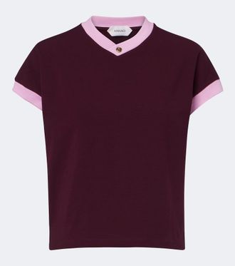 Versace Medusa cotton-blend jersey T-shirt