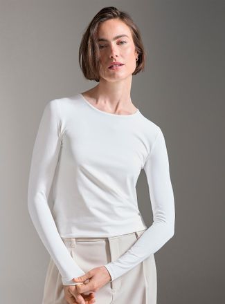 Contemporaine Womens Second skin crew-neck T-shirt