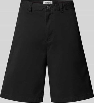 Jack & Jones Jack & Jones Regular Fit Chino-Shorts mit Eingrifftaschen Modell BILL BARRET in Black, Gr&ouml;&szlig;e XXL