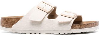 Birkenstock buckle-fastened sandals - women - Rubber/Cork/Cotton - 39 Regular - Neutrals