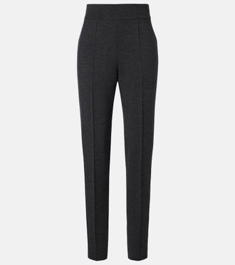 Alaia Ala&iuml;a Pantalones tapered en mezcla de lana