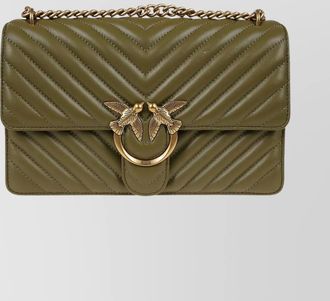 Pinko love bag one leather shoulder bag