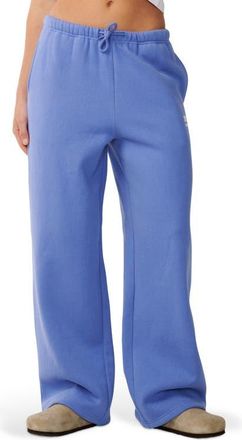 Rip Curl Surf Puff Wide Leg Sweatpants in Mid Blue at Nordstrom, Size Xx-Small