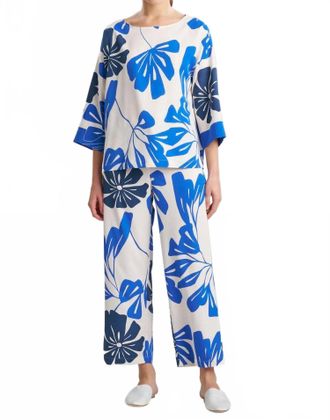 Natori Palma Pj Set In Blue