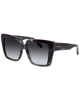 Ferragamo Womens 1060S 55Mm Sunglasses