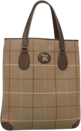 Burberry Pre-owned Tote Bags, female, Beige, Size: ONE SIZE Pre-owned Tote Bag