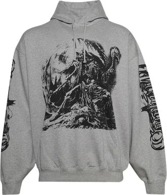 VETEMENTS Hoodie met print - Grijs