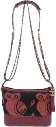 Chanel Bolso de hombro tipo bombonera Vintage de lona Pre-owned - Pre-owned - Mujer - Rojo - ONE SIZE