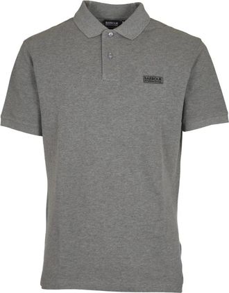 Barbour Polo Shirt - Heren - Polos - Grijs - M - Katoen - Tops