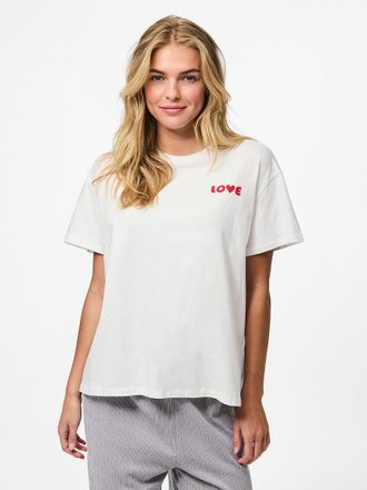 Pieces T-shirt met korte mouwen