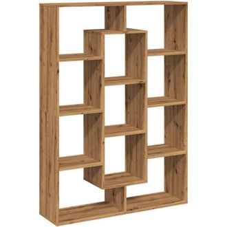 vidaXL Estanter&iacute;a Madera De Ingenier&iacute;a Roble Artisian 137,5x29x137,5cm Vidaxl