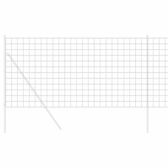 Berkfield Home Hexagon Fence 1x100 m Galvanised Steel in Silver