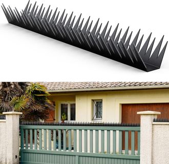 OEM P&uacute;as Met&aacute;licas Antiescalada Para Paredes Exteriores, Vallas De Jard&iacute;n, Para Disuadir A Intrusos, Tejados, Seguridad Duradera Para El Hogar (paquete De