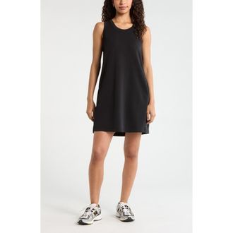 Zella Ultrasoft Tank Dress in Black at Nordstrom, Size X-Small