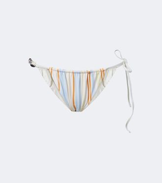 Sir. Pernille beaded striped bikini bottoms