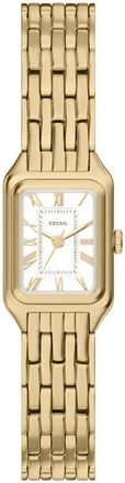 Fossil Mini Raquel Tank Bracelet Watch, 18mm x 29mm in Gold at Nordstrom