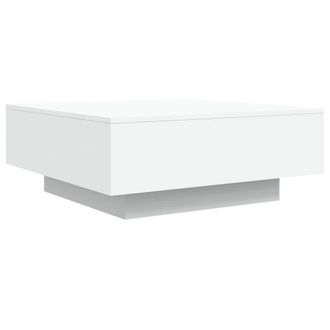 vidaXL Mesa De Centro Madera De Ingenier&iacute;a Blanco 80x80x31 Cm Vidaxl
