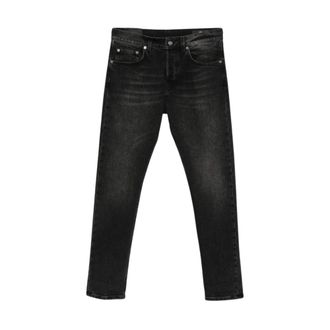 Dondup Jeans, Heren, Zwart, W34, Katoen, Pantalone Icon