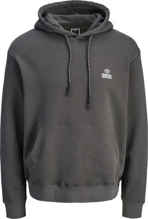 Jack & Jones Kapuzensweatshirt JACK & JONES JCOFLARE BACK PHOTO PRINT SWEAT HOOD, Herren, Gr. XL, pavement, angeraute Sweatware, Obermaterial: 100% Baumwolle, unif