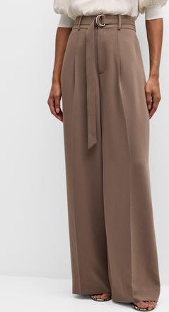 Cinq &agrave; Sept Genna Belted Wide-Leg Pants