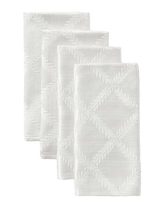 Lenox Set Of 4 Laurel Leaf Napkins