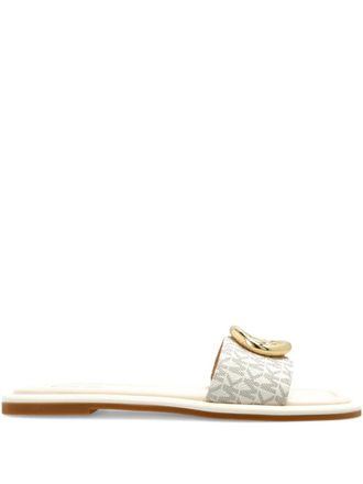 Michael Michael Kors logo-print hardware sandals - Neutrals