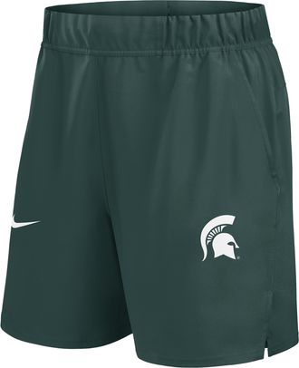 Nike Michigan State Primetime Victory Mens Nike Mens Dri-FIT College Shorts in Green | 01NA3EYMST-D8Q
