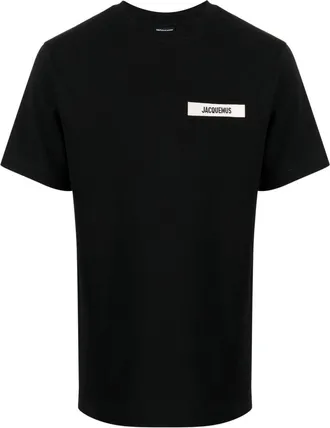 Jacquemus Minimalist Short-Sleeve T-Shirt with Crew Neckline