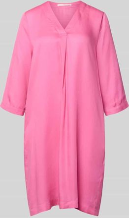 Lanius Lanius Knielanges Tunikakleid aus Lyocell in Pink, Gr&ouml;&szlig;e 34