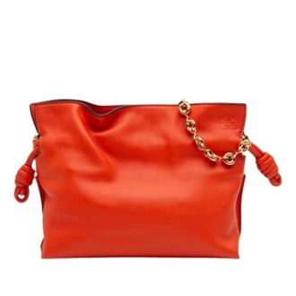 Loewe Pre-owned Cross Body Bags, female, Orange, Size: ONE SIZE Pre-owned Shoulder Bag
