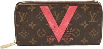 Louis Vuitton Pre-owned Wallets, female, Brown, Size: ONE SIZE Pre-owned V Zippy Wallet